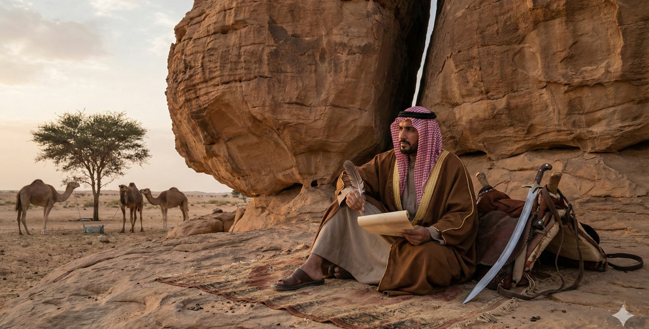 Where history meets imagination. Antara, Abla, and the silence of Diriyah